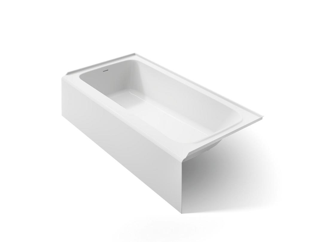 AvecE 72'' x 36'' alcove bath, left drain by Kohler