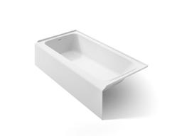 AvecE 72'' x 36'' alcove bath, left drain - image 1