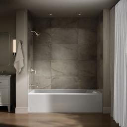 AvecE 72'' x 36'' alcove bath, left drain - image 4