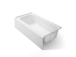 AvecE 72'' x 36'' alcove bath, right drain - image 1
