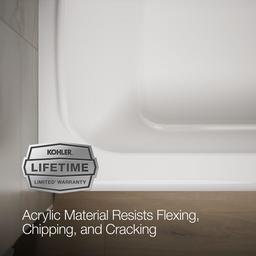 AvecE 72'' x 36'' alcove bath, right drain - image 9