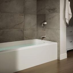 AvecE 72'' x 36'' alcove bath, right drain - image 2