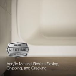 AvecE 72'' x 36'' alcove bath, right drain - image 9