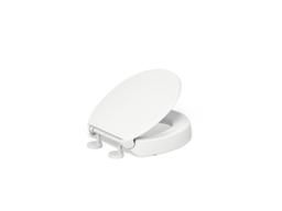 Hyten Elevated Quiet-CloseE round-front toilet seat - image 1