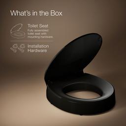 Elevated Quiet-CloseE round-front toilet seat - image 6