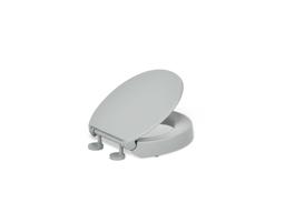 Elevated Quiet-CloseE round-front toilet seat - image 1