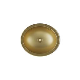 Bachata 20'' Oval Drop-In/Undermount Bathroom Sink No Overflow - image 10