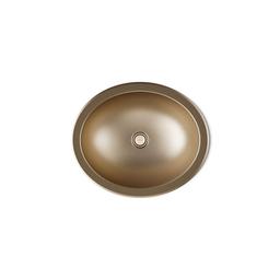 Bachata 20'' Oval Drop-In/Undermount Bathroom Sink No Overflow - image 10