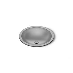 Bachata 20'' oval drop-in/undermount bathroom sink, no overflow - image 11