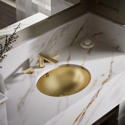 Bachata 20'' Oval Drop-In/Undermount Bathroom Sink - image 13