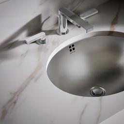 Bachata 20'' oval drop-in/undermount bathroom sink - image 6