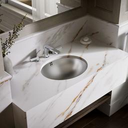 Bachata 20'' oval drop-in/undermount bathroom sink - image 2