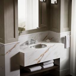 Bachata 20'' oval drop-in/undermount bathroom sink - image 4