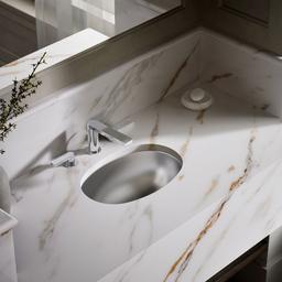 Bolero 16-3/4'' oval drop-in/undermount bathroom sink, no overflow - image 12