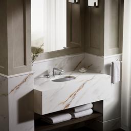 Bolero 16-3/4'' oval drop-in/undermount bathroom sink, no overflow - image 4