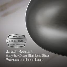 Bolero 16-3/4'' oval drop-in/undermount bathroom sink, no overflow - image 9