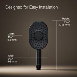 Statement Oblong three-function handshower, 2.5 gpm - image 3