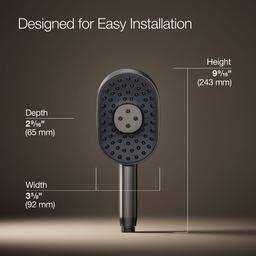 Statement Oblong three-function handshower, 1.75 gpm - image 3