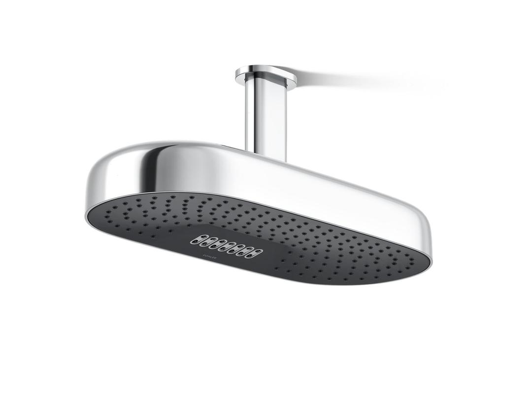 Statement Oblong 18'' two-function rainhead, 2.5 gpm by Kohler