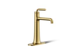 ToneE Tall single-handle bathroom sink faucet, 1.2 gpm - Vibrant Brushed Moderne Brass - image 1
