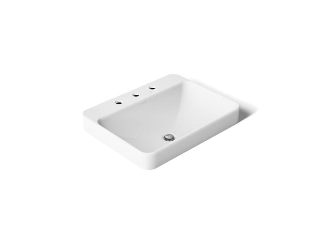 Vox 23'' rectangular vessel bathroom sink