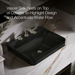 Vox 23'' rectangular vessel bathroom sink - image 5