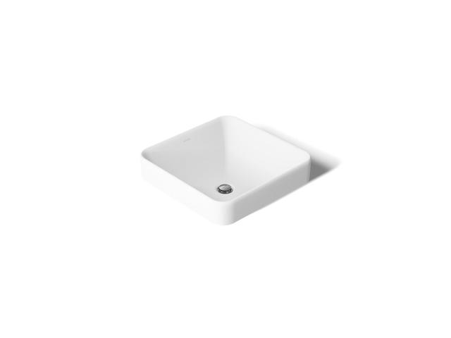 Vox 16-1/4'' square vessel bathroom sink