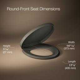Impro ReadyLatch Quiet-CloseE round-front toilet seat - image 3