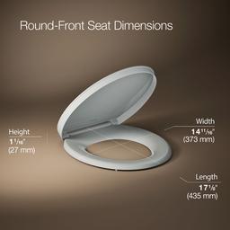 Impro ReadyLatch Quiet-CloseE round-front toilet seat - image 3