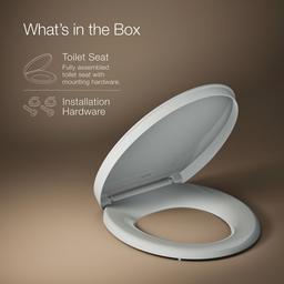 Impro ReadyLatch Quiet-CloseE round-front toilet seat - image 6