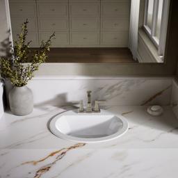 Bryant 20-1/4'' oval drop-in bathroom sink - image 9