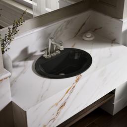 Bryant 20-1/4'' oval drop-in bathroom sink - image 2