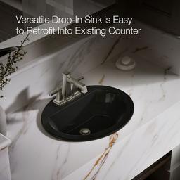 Bryant 20-1/4'' oval drop-in bathroom sink - image 5