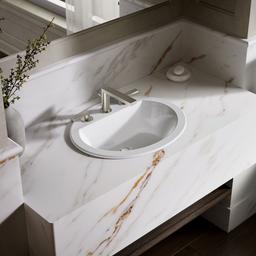 Bryant 20-1/4'' oval drop-in bathroom sink - image 2