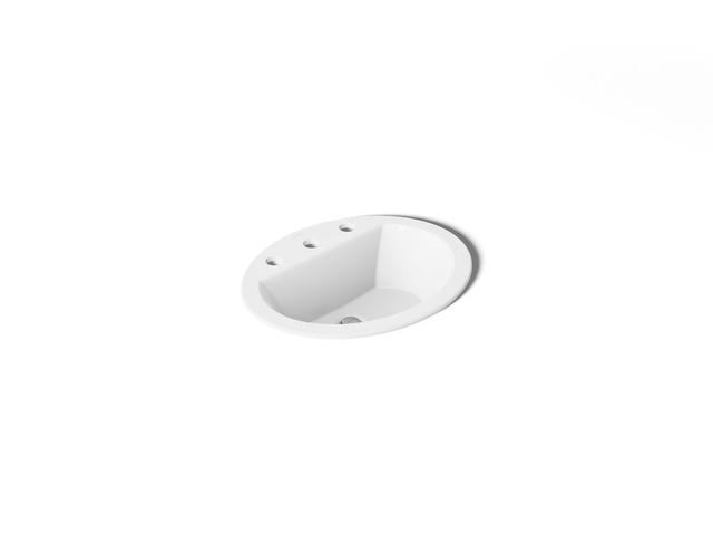 Bryant 20-1/4'' oval drop-in bathroom sink