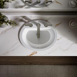 Bryant 20-1/4'' oval drop-in bathroom sink - image 10