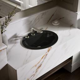 Bryant 20-1/4'' oval drop-in bathroom sink - image 2