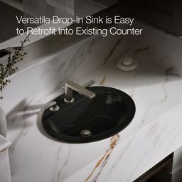 Bryant 20-1/4'' oval drop-in bathroom sink - image 5