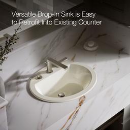 Bryant 20-1/4'' oval drop-in bathroom sink - image 5