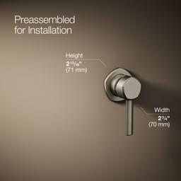 Occasion Wall-mount bathroom sink faucet handle - image 3