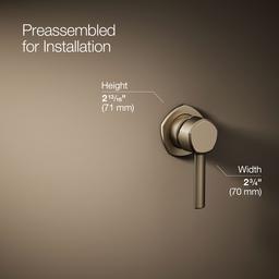 Occasion Wall-mount bathroom sink faucet handle - image 3