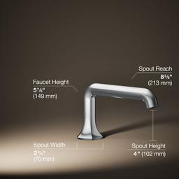 Occasion Deck-mount bath spout with Straight design - image 3