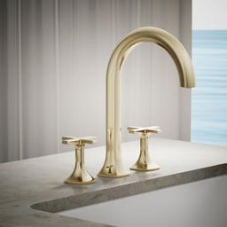 Occasion Deck-mount bath faucet handles with Cross design - image 2