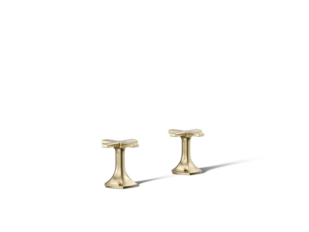 Occasion Deck-mount bath faucet handles with Cross design by Kohler