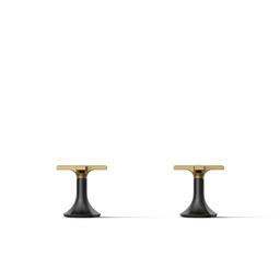 Occasion Deck-mount bath faucet handles with Cross design - image 6
