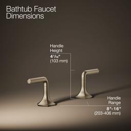 Occasion Deck-mount bath faucet handles with Lever design - image 3