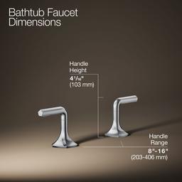 Occasion Deck-mount bath faucet handles with Lever design - image 3