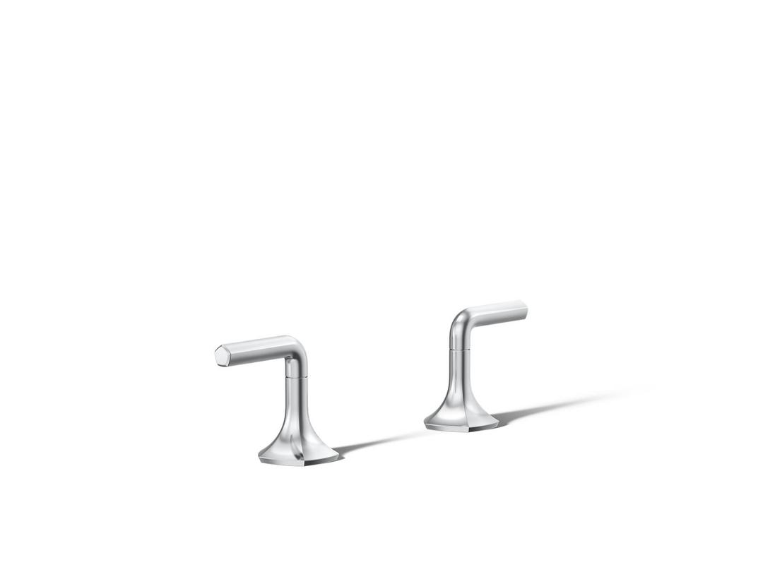 Occasion Deck-mount bath faucet handles with Lever design by Kohler