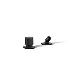 Kohler Occasion Deck-mount Handshower Holder and Two-way Diverter Valve - Matte Black - image 1