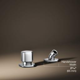 Kohler Occasion Deck-mount Handshower Holder and Two-way Diverter Valve - Polished Chrome - image 3